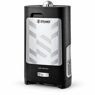 Stylance Hair Vacuum 1400W Black and Silver Edition on a white studio background