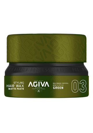 Agiva Styling Hair Wax Matte Paste - Green 90ML